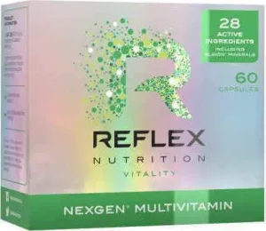 Reflex Nutrition Nexgen Multivitamin Multivitamină pentru Energie, Întărirea Sistemului Imunitar & Sistemul Nervos 60 capace
