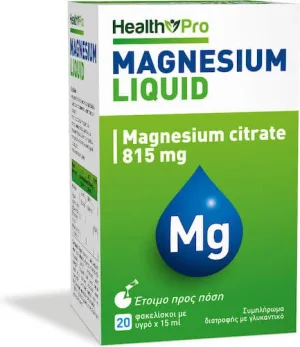 Health Pro Magneziu Lichid 815mg 20 Plicuri