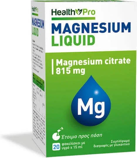 Health Pro Magneziu Lichid 815mg 20 Plicuri — preț și oferte