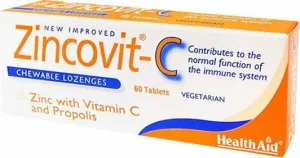 Health Aid Zincovit-C Supliment pentru Întărirea Sistemului Imunitar 60 file