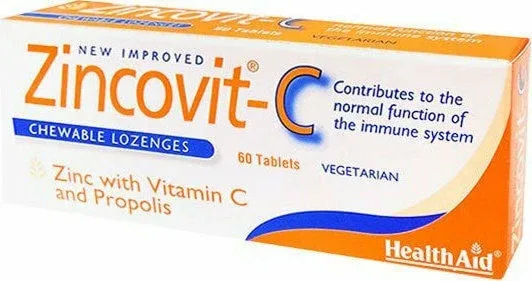 Health Aid Zincovit-C Supliment pentru Întărirea Sistemului Imunitar 60 file — preț și oferte
