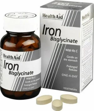 Health Aid Fier Bisglicinat 30mg 30 Comprimate