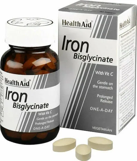 Health Aid Fier Bisglicinat 30mg 30 Comprimate — preț și oferte