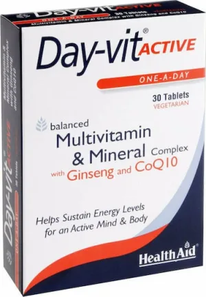 Health Aid Day-Vit Active Multivitamină pentru Energie 30 x 1 tablete