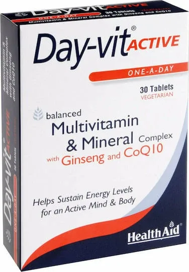 Health Aid Day-Vit Active Multivitamină pentru Energie 30 x 1 tablete — preț și oferte