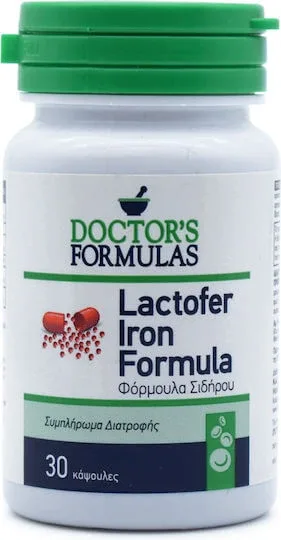Doctor's Formulas Lactofer Fier Formulă 30 capsule