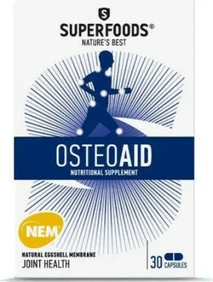 Superfoods Osteoaid Supliment pentru Sănătatea Articulațiilor & Oaselor 30 capace