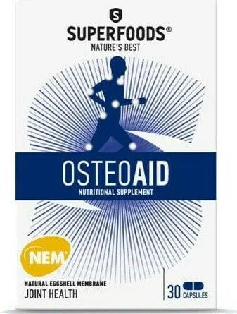 Superfoods Osteoaid Supliment pentru Sănătatea Articulațiilor & Oaselor 30 capace — preț și oferte