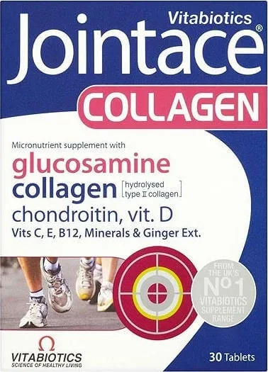 Vitabiotics Jointace Collagen Supliment pentru Sănătatea Articulațiilor & Oaselor 30 file — preț și oferte