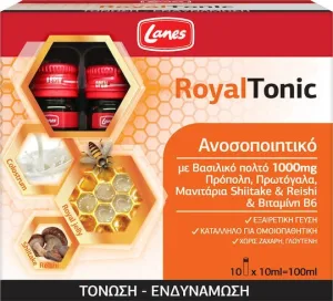 Lanes RoyalTonic Vitamina pentru Întărirea Sistemului Imunitar, Pielea & Acțiune Antioxidantă 1000mg 100ml