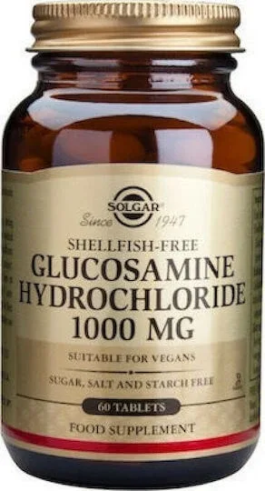 Solgar Glucosamine Hydrochloride 1000mg Supliment pentru Sănătatea Articulațiilor & Oaselor 60 file