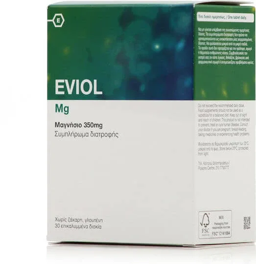 Eviol Mg Magneziu 350mg 30 capsule — preț și oferte