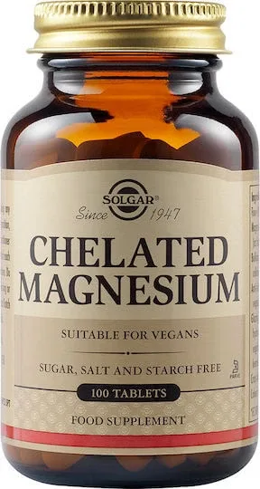 Solgar Magneziu Chelat 100 Comprimate — preț și oferte
