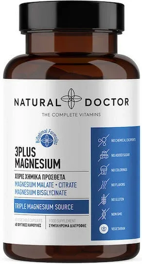 Natural Doctor 3plus Magneziu 60 capsule pe bază de plante