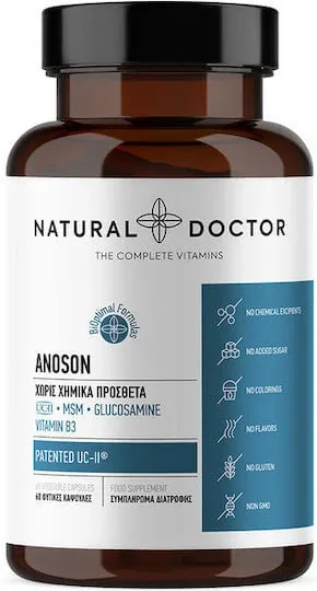 Natural Doctor Anoson Supliment pentru Sănătatea Articulațiilor & Oaselor 60 capsule veget — preț și oferte