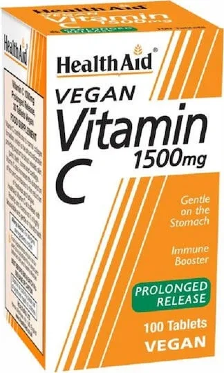 Health Aid Vitamin C Bioflavonoids 1500mg 30 tabs Vitamina pentru Întărirea Sistemului Imunitar, Pielea & Acțiune Antioxidantă 1500mg 30 x 1 tablete — preț și oferte