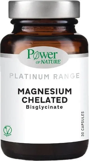 Power Of Nature Platinum Range Magneziu Chelat 30 Capsule Energie — preț și oferte
