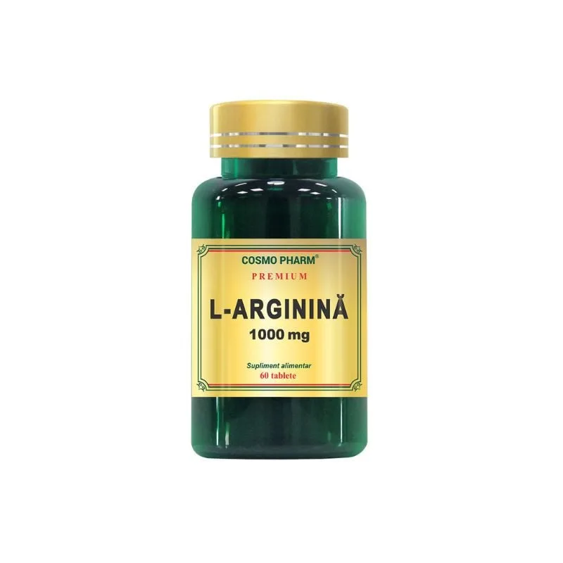 Cosmopharm Premium L-arginina 1000mg, 60 tablete COSMO PHARM — preț și oferte
