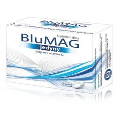 BLUMAG Magneziu Numai cu Vitamina B6 - 30 capsule Lek Pharmaceuticals — preț și oferte