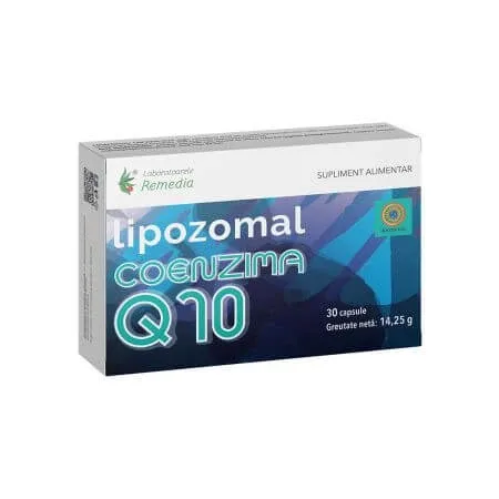 Coenzima q10 Lipozomal, 30 capsule, Remedia — preț și oferte