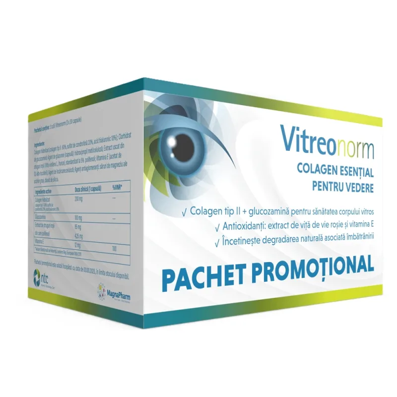 Pachet Vitreonorm, 3x30 capsule, NTC Italia — preț și oferte