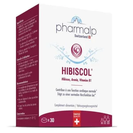 Hibiscol, 30 comprimate, Pharmalp — preț și oferte