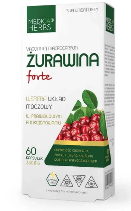Cranberry Forte 60 capsule Medica Herbs — preț și oferte