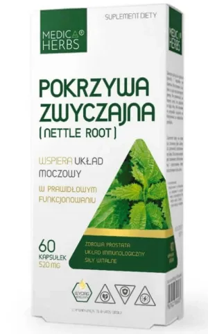 Rădăcină de urzică 60 capsule Medica Herbs