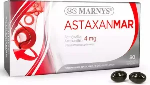 Marnys Astaxanmar Astaxanthin Protecția Ochilor & a Pielii cu acțiune Antioxidantă 4mg 30 softgels