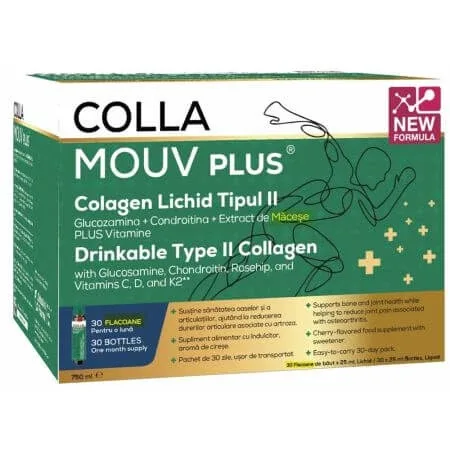 CollaMouv Plus Colagen, Glucozamină și Condroitină Drinkshot 30x25ml, BHW Bayerische Heilmittel BHW Bayerische Heilmittel Wissenschaften GmbH — preț și oferte