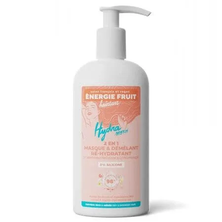 Masca si balsam hidratant 2 in 1 pentru par uscat si deteriorat Hydra Monoi, 300 ml, Energie Fruit — preț și oferte