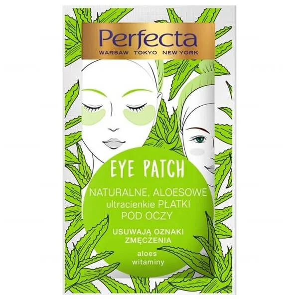 DAX Perfecta, tampoane ultra-subțiri pentru ochi, naturale, aloe vera, 2 bucăți — preț și oferte