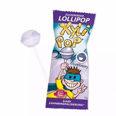 Xylipop Acadea cu xilitol aroma afine Miradent — preț și oferte