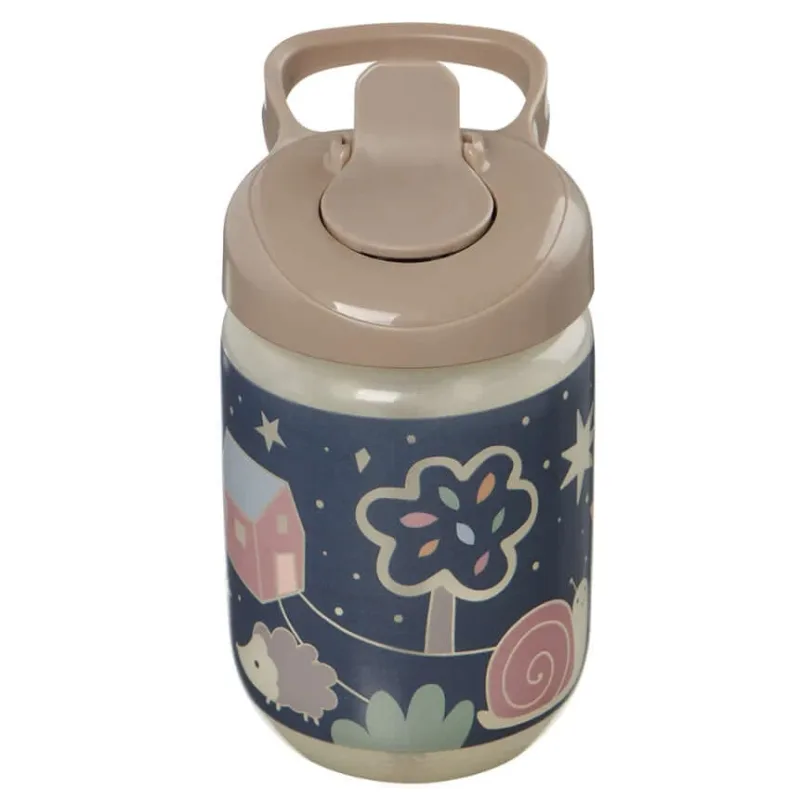 Pahar cu paie fără scurgere 350ml Strălucire în întuneric Earthsmart Vital Baby — preț și oferte