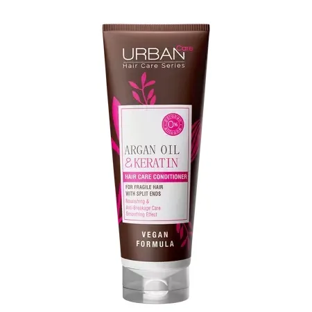 Balsam pentru par fragil cu ulei de Argan si Keratina, 250 ml, Urban Care — preț și oferte