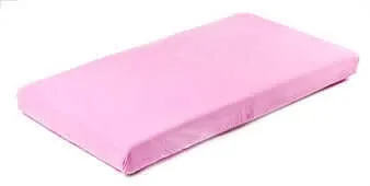 Cearșaf de bumbac cu ștergător Jersey roz 140X70 cm Sensillo — preț și oferte