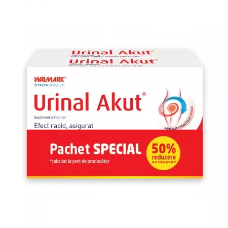 Urinal Akut, 10+10 comprimate Pachet Promotional, Walmark — preț și oferte