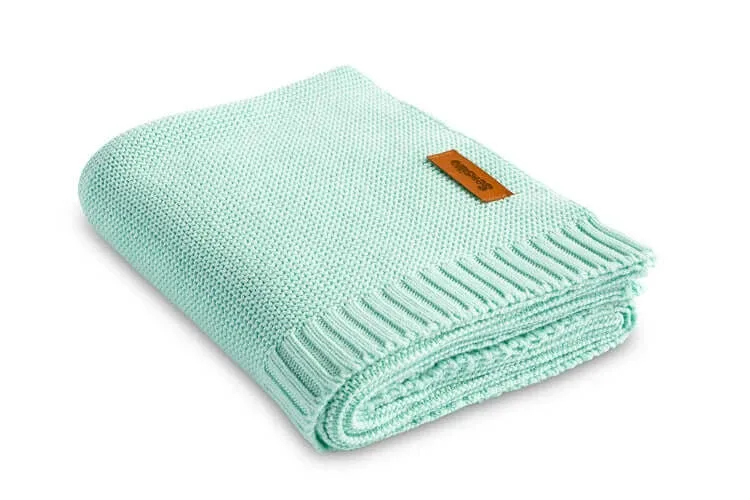 Pătură de mentă din bambus și bumbac 100X80 — preț și oferte