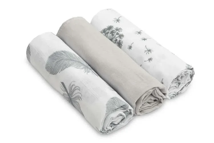 Scutece din muselină -3 bucăți - gri 70X80 — preț și oferte