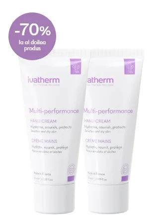 Crema hidratanta pentru maini Multi-Performance, 2x50 ml, Ivatherm — preț și oferte