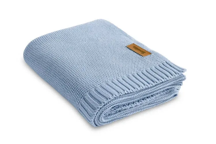 Pătură din bambus și bumbac - Baby Blue 80X100 — preț și oferte