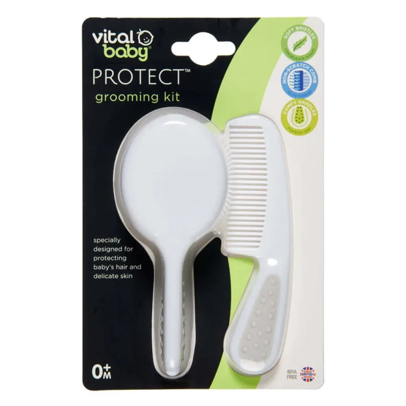 Set de pieptene și perie pentru îngrijirea părului pentru copii Vital — preț și oferte