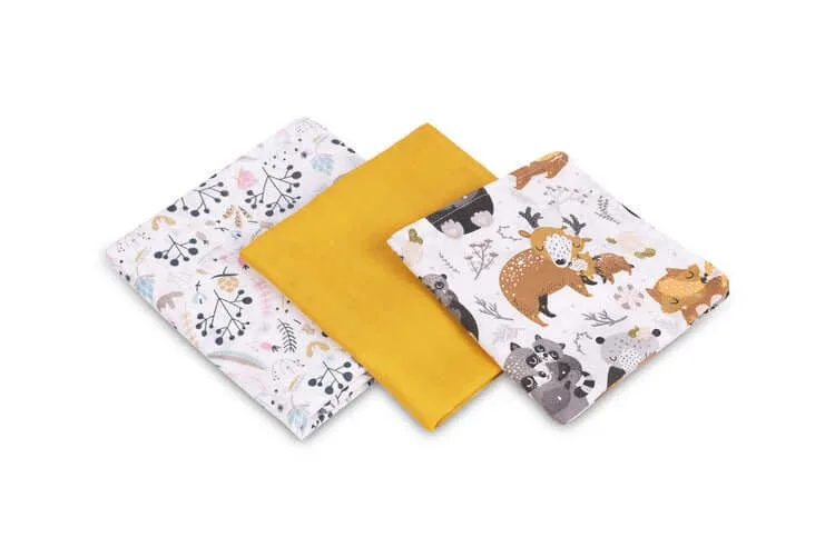 Scutece din muselină Set de trei mărimi Animale din pădure Eg-0100 Sensillo — preț și oferte