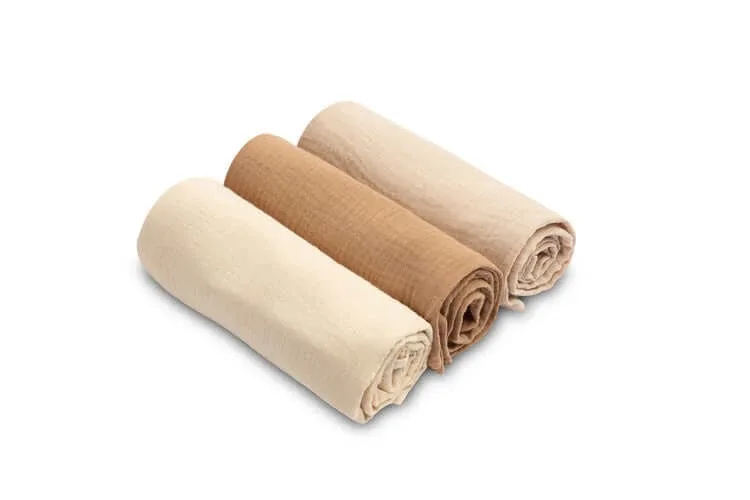 Scutece din muselină Uniform Brown 3 bucăți 60X80Cm — preț și oferte