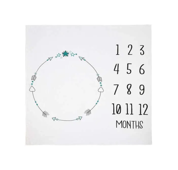 Saltea foto din muselină Boho alb 120X120 — preț și oferte