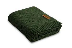 Bambus și bumbac pătură verde 100X80