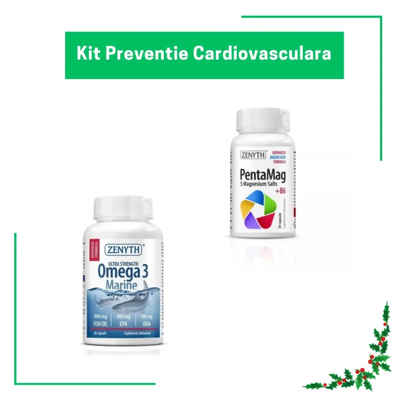 Kit Preventie Cardiovasculara – Simplu si Eficient | Zenyth Kituri recomandate de farmacisti — preț și oferte