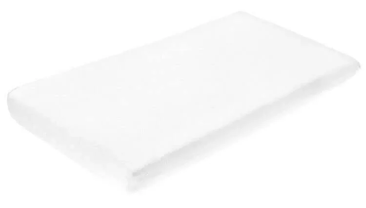 Foaie de prosop cu bandă elastică Frotte alb 120X60 Sensillo — preț și oferte
