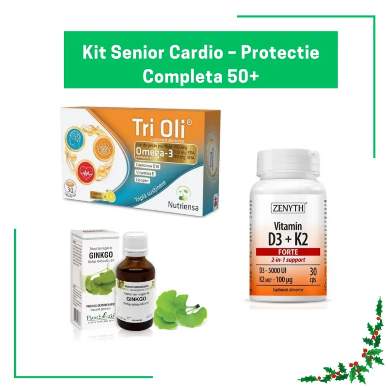 Kit Senior Cardio – Protectie Completa 50+ Kituri recomandate de farmacisti — preț și oferte