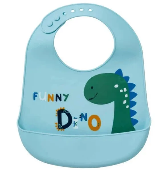 Bib impermeabil Dino amuzant 6+ Babycalin — preț și oferte